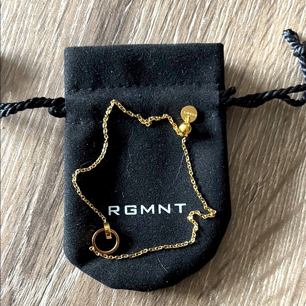 Gold bracelet with 14K filled
